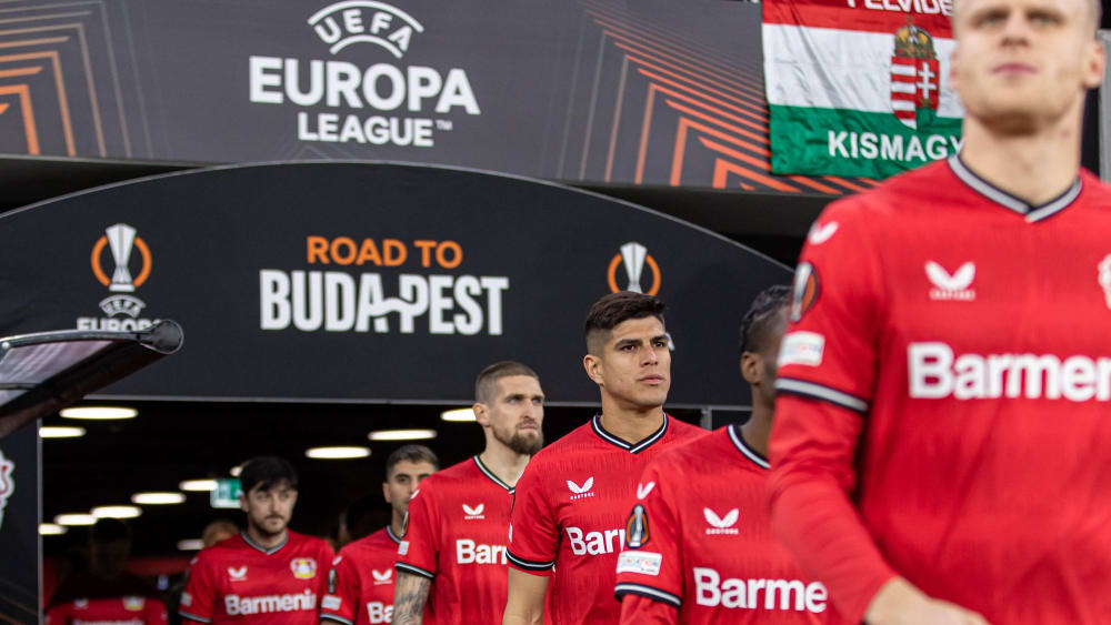"Road to Budapest": Leverkusen würde gerne noch einmal nach Ungarn zurückkehren - fürs Finale.