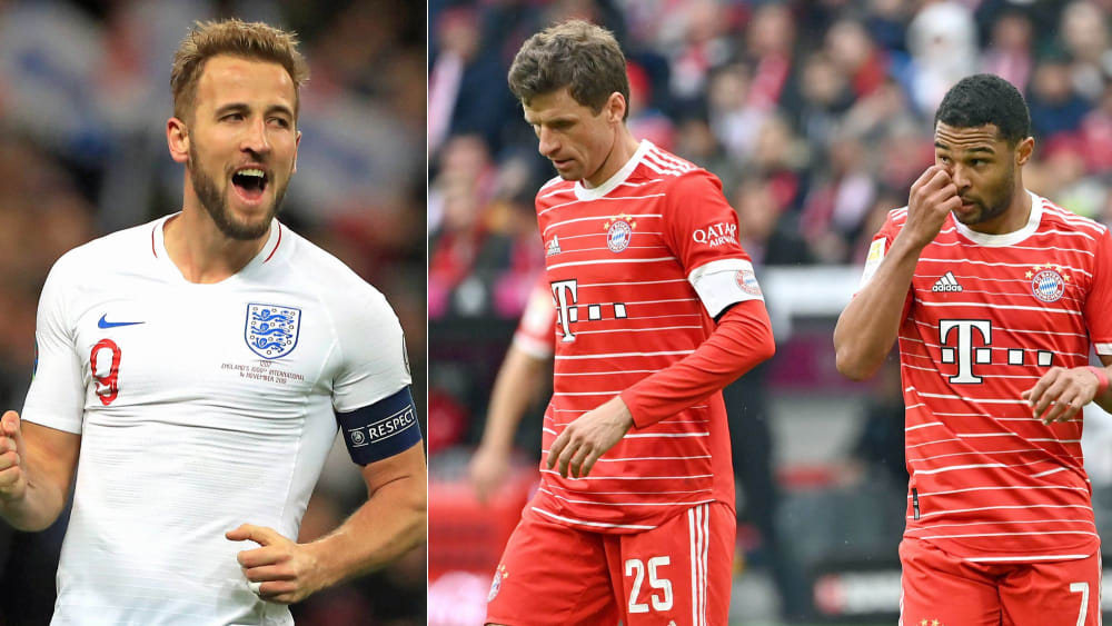 Wie würde sich ein Deal mit Harry-Kane auf die Bayern-Offensive auswirken? Harry Kane, Thomas Müller, Serge Gnabry