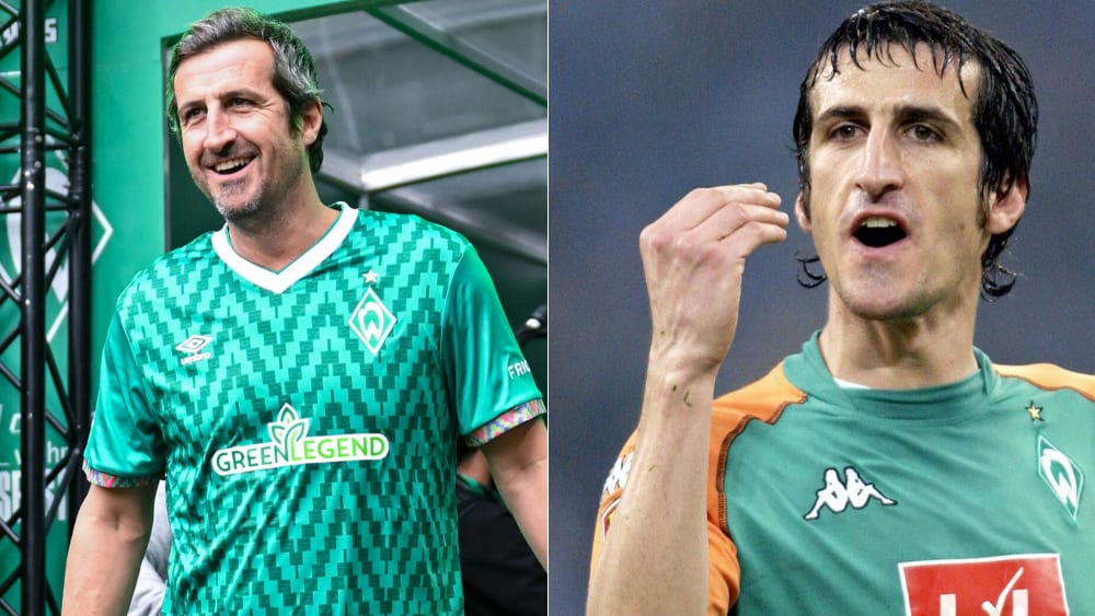 Feiert am Montag seinen 50. Geburtstag: Johan Micoud als Werders "Grüne Legende" und Doublesieger 2004.