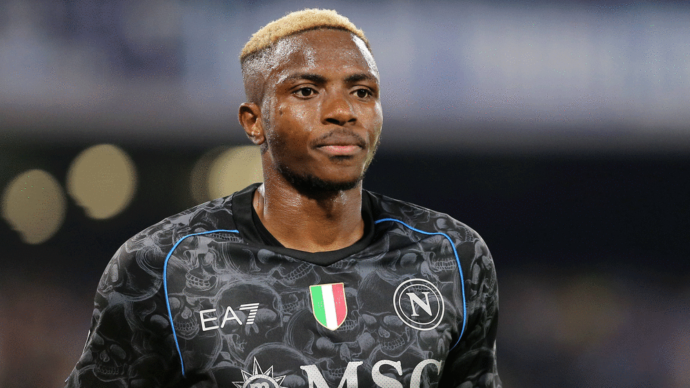 Er fehlt Napoli womöglich bis zu einem Monat: Victor Osimhen.