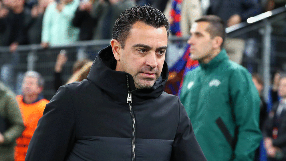 Konsterniert nach der Niederlage in Hamburg: Barcelonas Trainer Xavi.