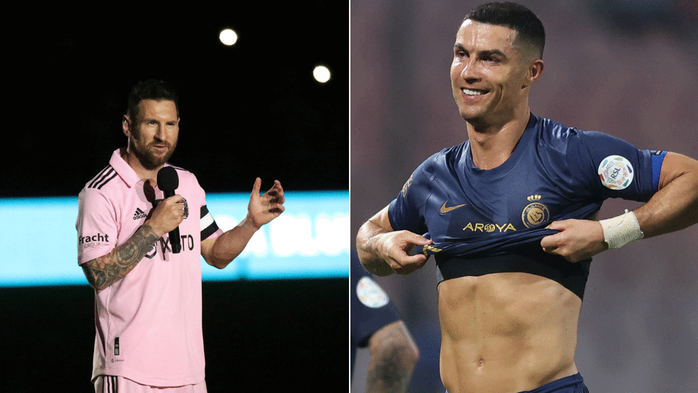 Jetzt wirklich der "letzte Tanz"? Lionel Messi (li.) und Cristiano Ronaldo treffen im Februar aufeinander.