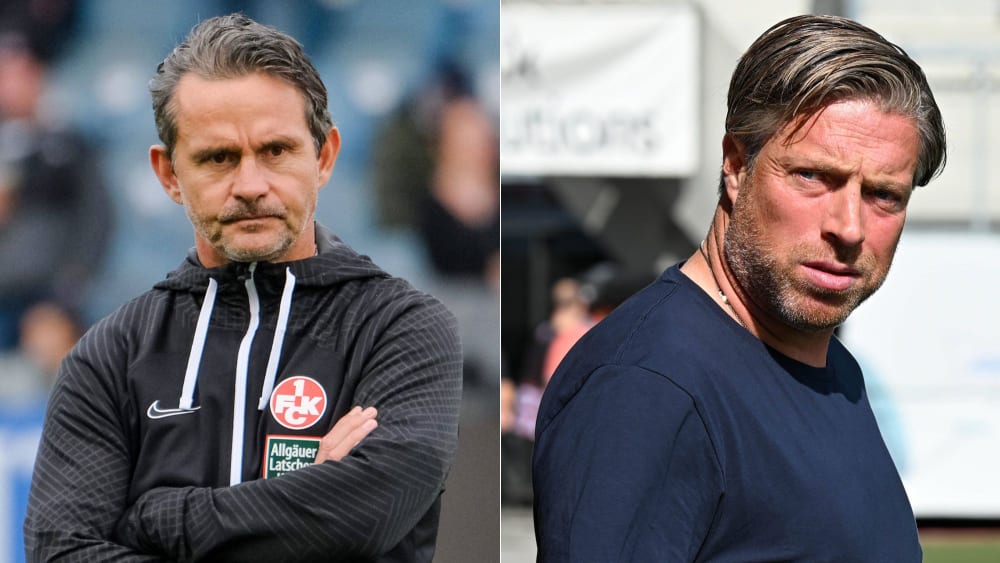 Ex-Coach und möglicher Nachfolger: Dirk Schuster ist weg, Michael Wimmer (v. li.) könnte kommen.