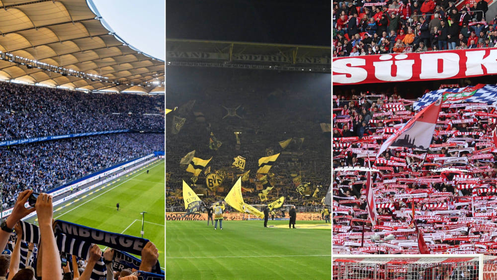 Hamburger SV, Borussia Dortmund, FC Bayern München