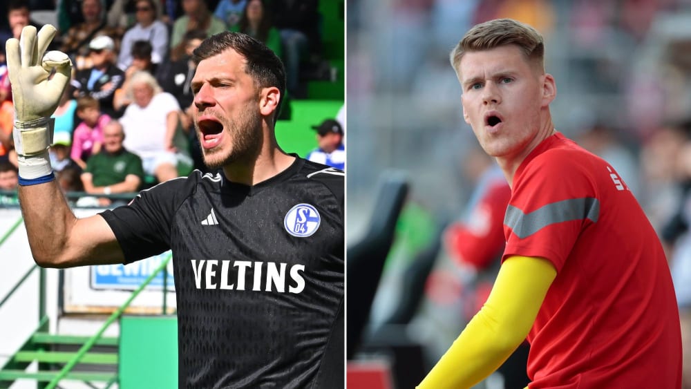 Marius Müller (li.) kommt, Philipp Schulze geht: Wolfsburg stellt sein Torwart-Team neu auf.