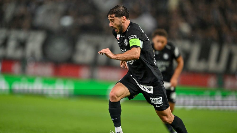 Otar Kiteishvili mit Sturm Graz, Salzburg und Rapid vertreten Österreich in den internationalen Ligaphasen.