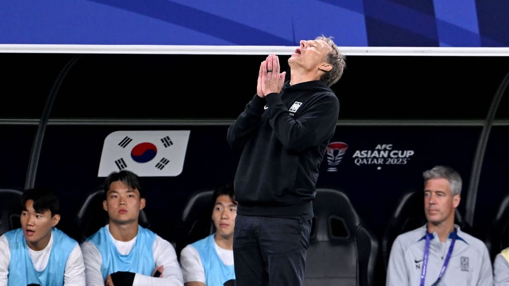Das Aus im Asien-Cup-Halbfinale bleibt sein letzter Einsatz als Nationaltrainer Südkoreas: Jürgen Klinsmann.