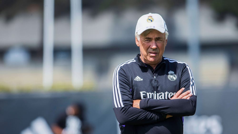 Real Madrids Trainer Carlo Ancelotti hat Respekt vor Eintracht Frankfurt.