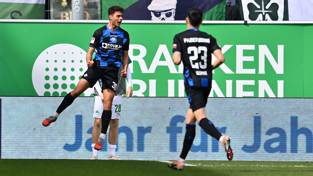 Marino und Bilbija eiskalt: Paderborn springt nach Sieg in Fürth auf Platz 2