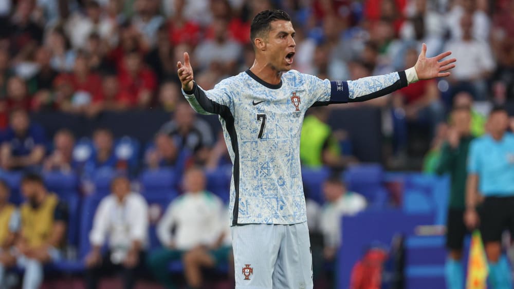 Nicht der einzige unzufriedene Portugiese am Mittwochabend: Cristiano Ronaldo.
