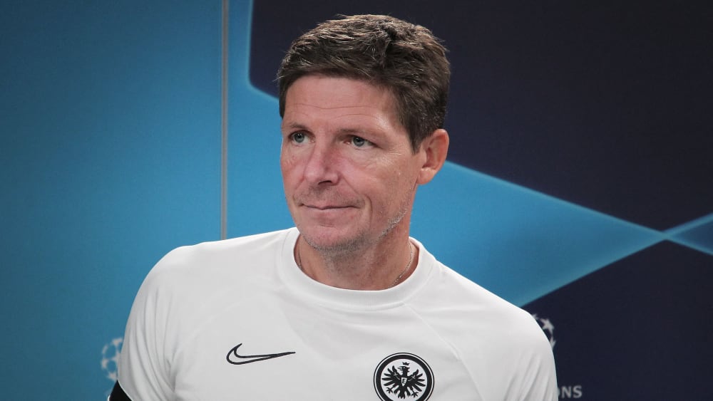 Kann mit Zahlen umgehen: Frankfurts Coach Oliver Glasner.