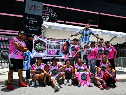 Messi-Manie in Miami: Die Fans freuen sich riesig auf ihren neuen Superstar.