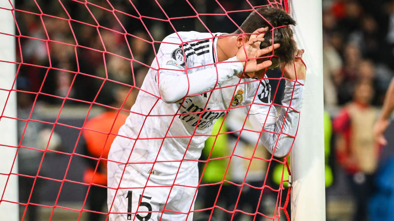 Arda GULER of Real Madrid looks dejected during the UEFA Champions League, League Phase MD2 football match between Losc Lille and Real Madrid on October 2, 2024 at Pierre Mauroy stadium in Villeneuve-d'Ascq near Lille, France - Photo Matthieu Mirville / DPPI