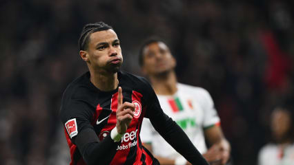 Hugo Ekitiké feierte seinen ersten Treffer für Eintracht Frankfurt.