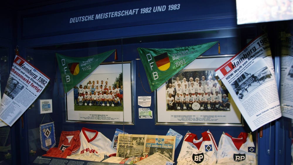 Ein Ort für Höhen und Tiefen: In Museen - wie hier vom Hamburger SV - wird auf Triumphe und Pleiten zurückgeblickt, auf gute wie schlechte Zeiten.