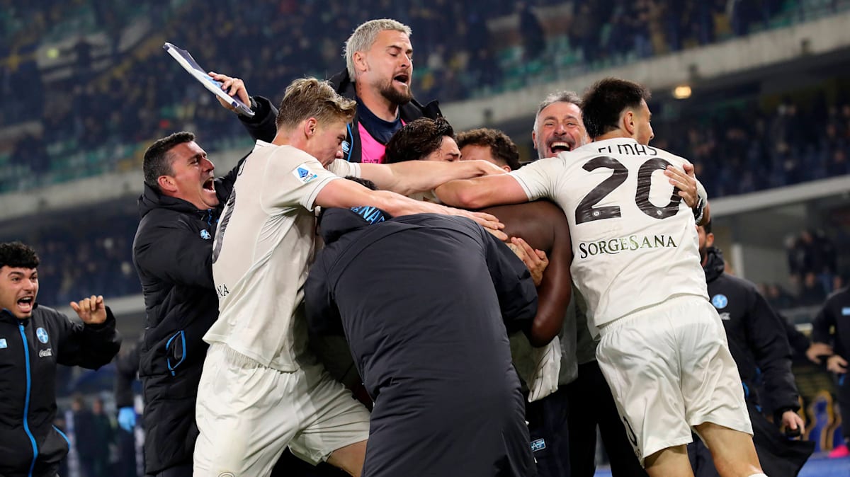 Jubelsturm in der 96. Minute: Lukaku schießt Napoli zum Sieg