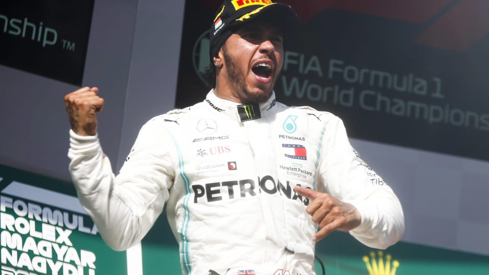 Lewis Hamilton wiederholte in Ungarn seinen Vorjahreserfolg.