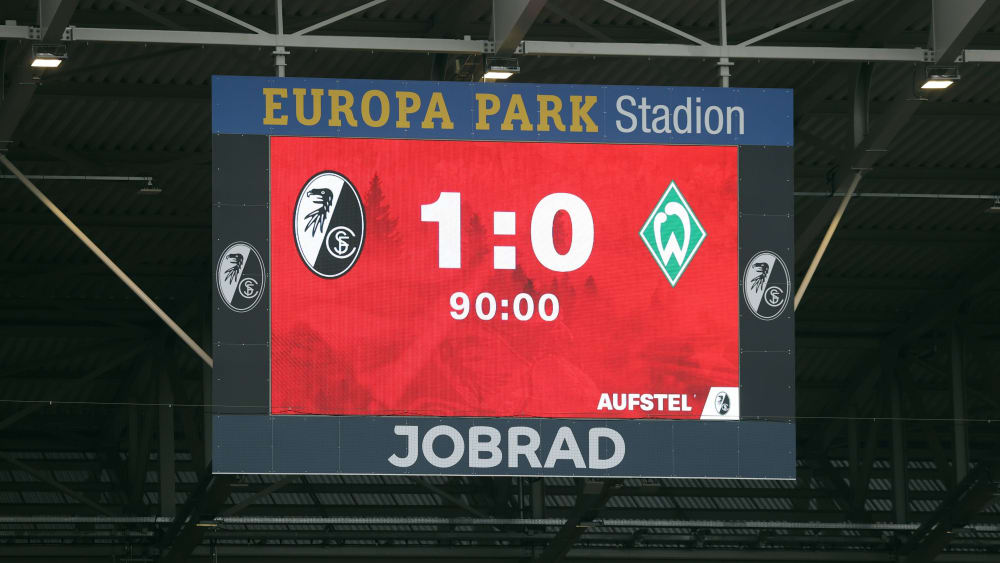 Später Gegentreffer: Freiburgs Last-Minute-Tor kostete Werder Bremen einen wichtigen Punkt.