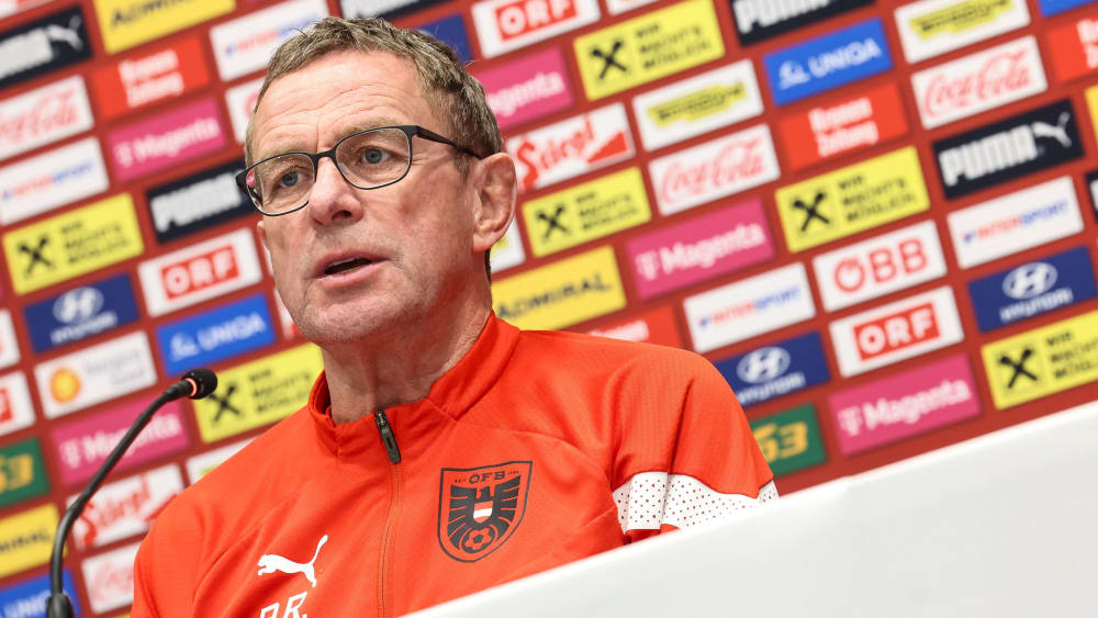 Full concentration on the 2024 European Championship: Ralf Rangnick.