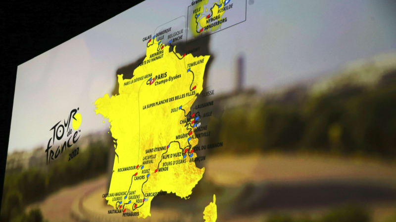 Die Strecke der Tour de France 2022 im Video.