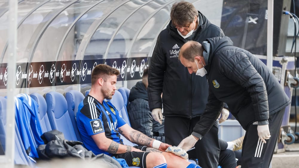 Musste gegen Magdeburg verletzt ausgewechselt werden: Steven Zellner.