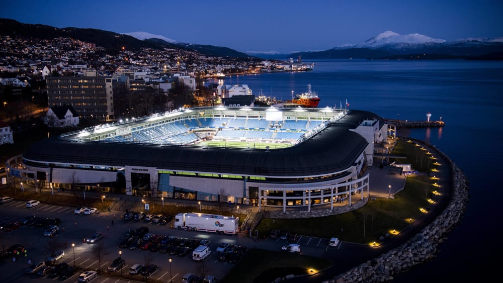 Nicht mehr Spielst&#228;tte des Zwischenrunden-Hinspiels: Das Aker-Stadion in Molde.