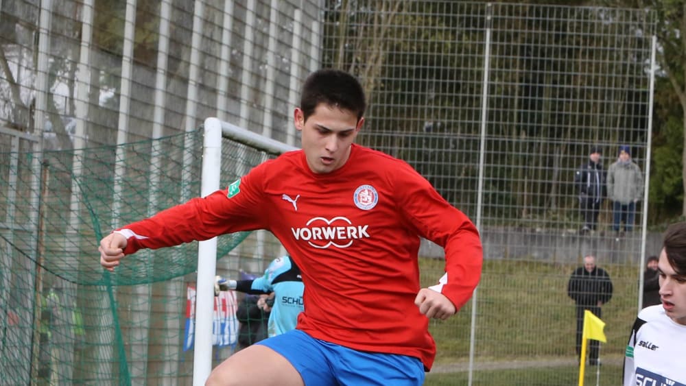 Hier noch als A-Jugend-Bundesligaspieler des Wuppertaler SV: Zissis Alexandris geht nach Ratingen.