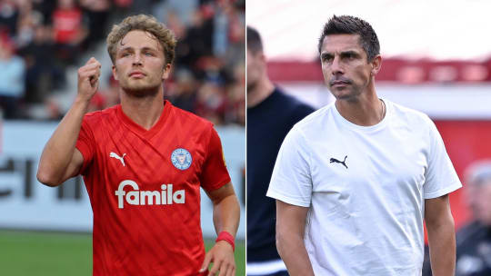 Fiete Arp traf endlich wieder in der Bundesliga, sein Trainer Marcel Rapp freute es.