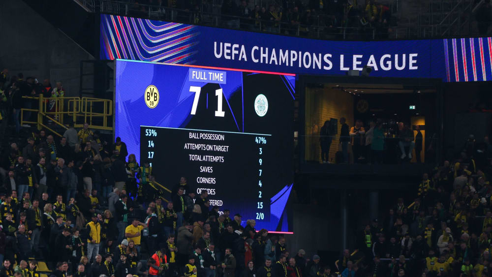 Keine Ausnahme: Der BVB feierte am Dienstag einen klaren Sieg in der Champions League.