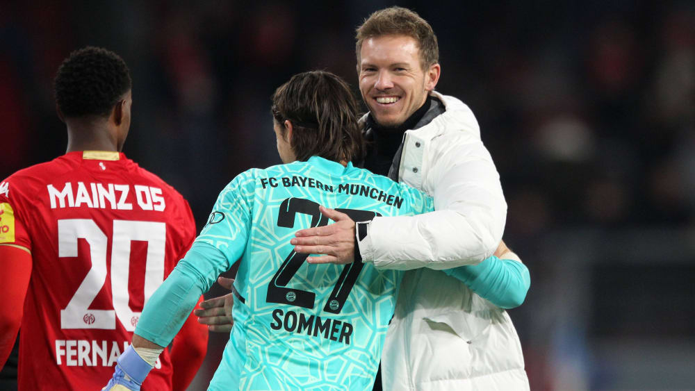 Gute Laune: Die Bayern holten den ersten Sieg im neuen Jahr.
