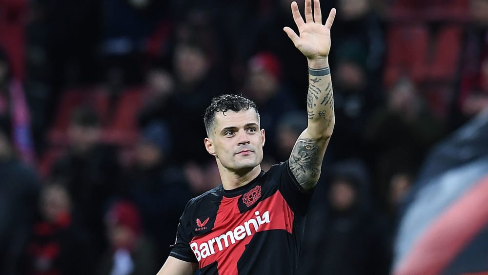 Die Zeichen bei Granit Xhaka stehen auf Abschied. Der NEOM SC aus Saudi-Arabien lockt Bayers Mittelfeld-Strategen.