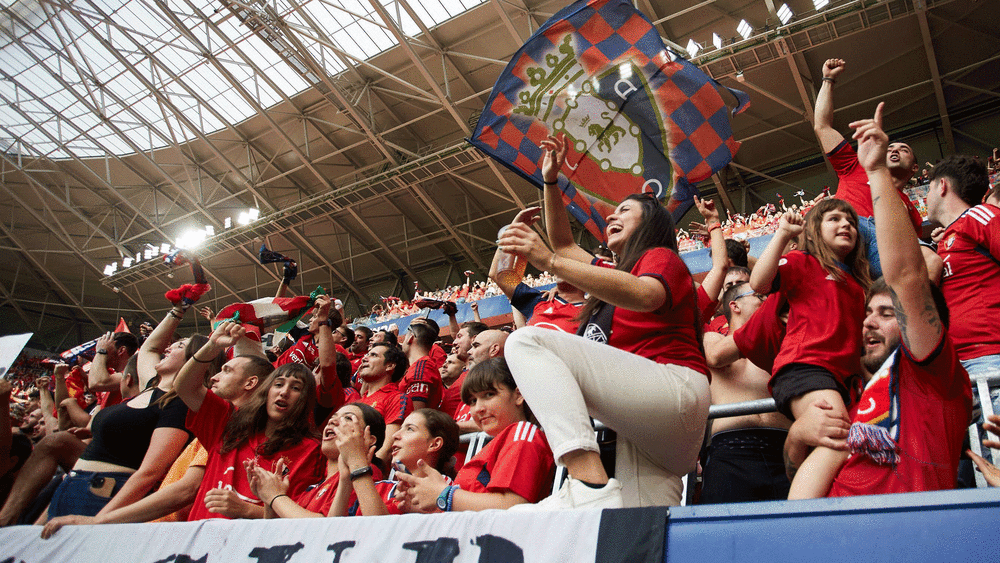 Sie dürfen nun doch auf europäischen Fußball hoffen: Die Fans von CA Osasuna.