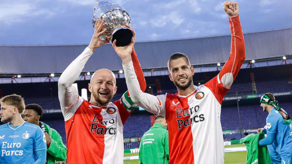 Gernot Trauner feiert den nächsten Titel mit Feyenoord.