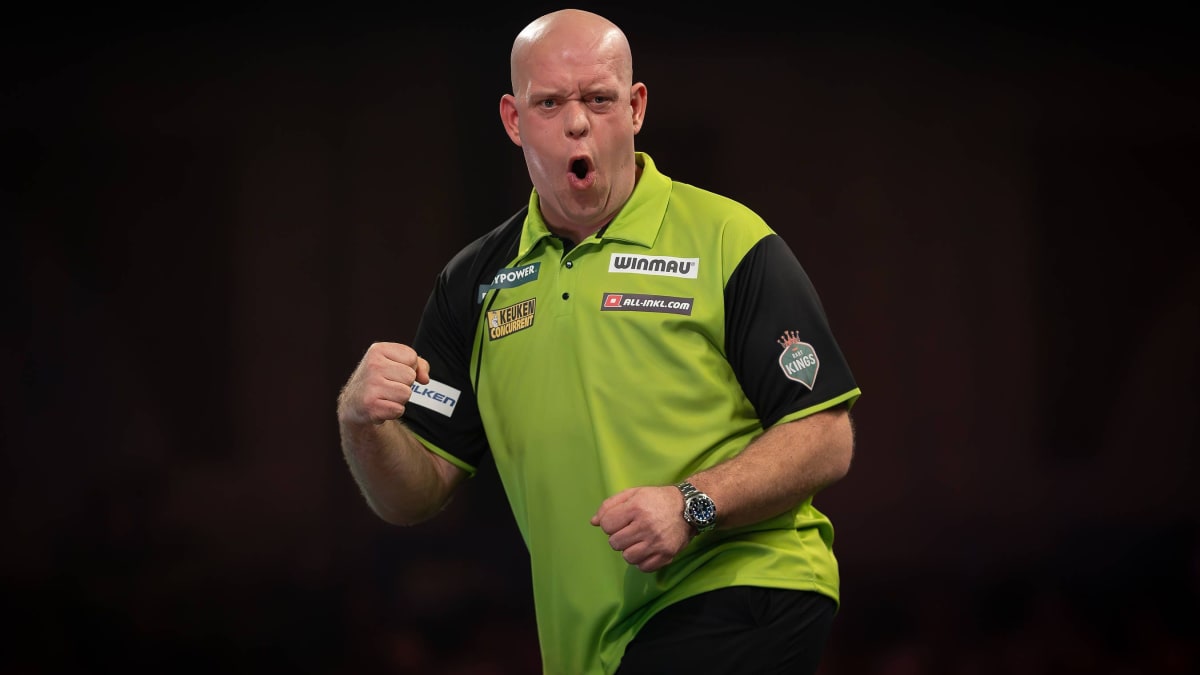 Auf und Ab gegen Dolan: Van Gerwen steht im Achtelfinale