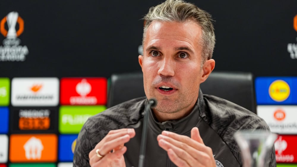 Feyenoord-Coach Robin van Persie.