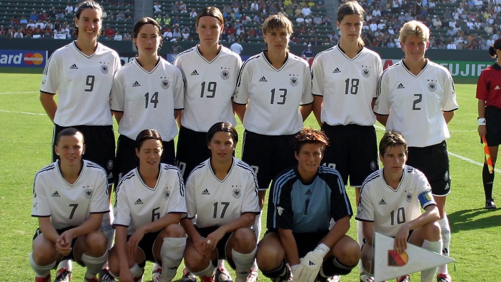 Mannschaftsfoto vor dem Finale 2003