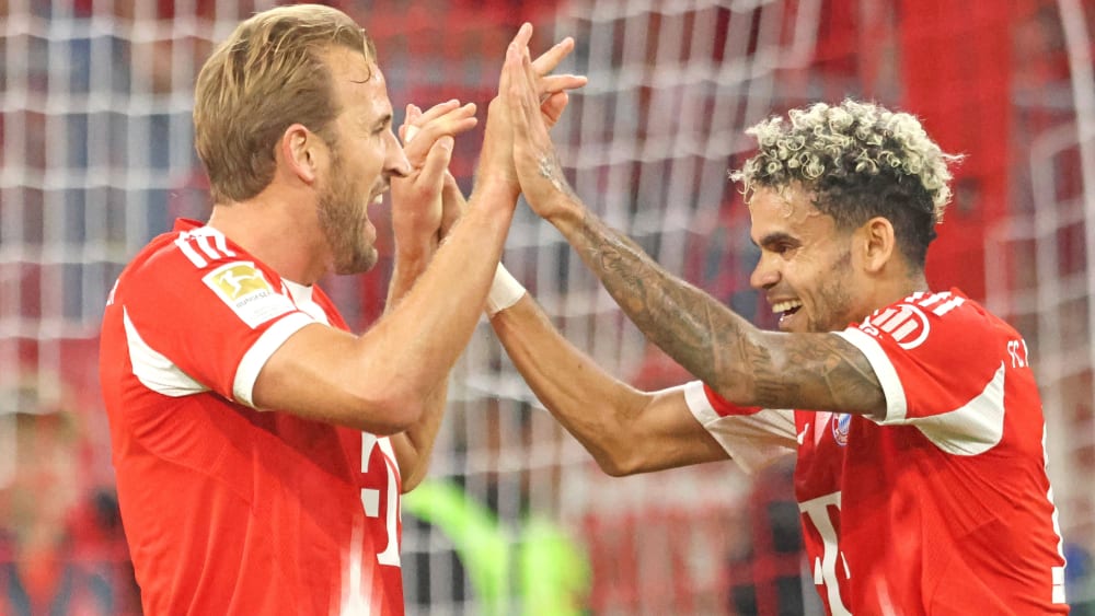 Harry Kane und Luis Diaz wollen auch in der CL jubeln.