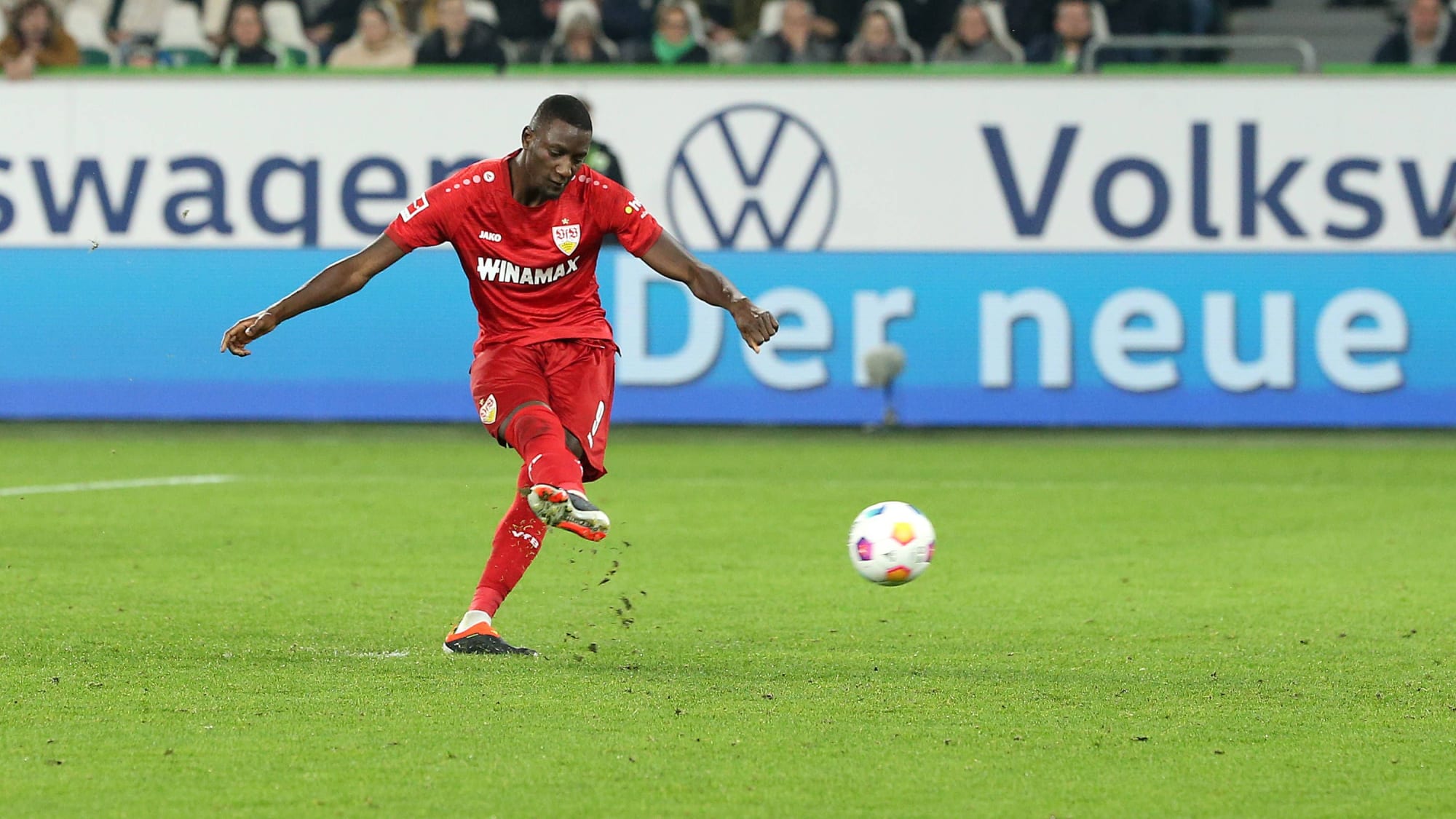 Guirassy trifft vom Punkt zum 2:1.