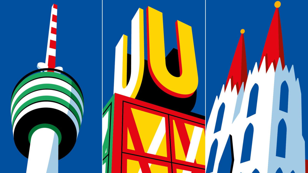 Am Dienstag wurde in Berlin das Logo der EM 2024 enthüllt - und mit ihm auch die Logos der zehn Austragungsorte. Wie diese aussehen, wie die Stadien 2024 offiziell heißen und wie viele Fans Platz finden werden.