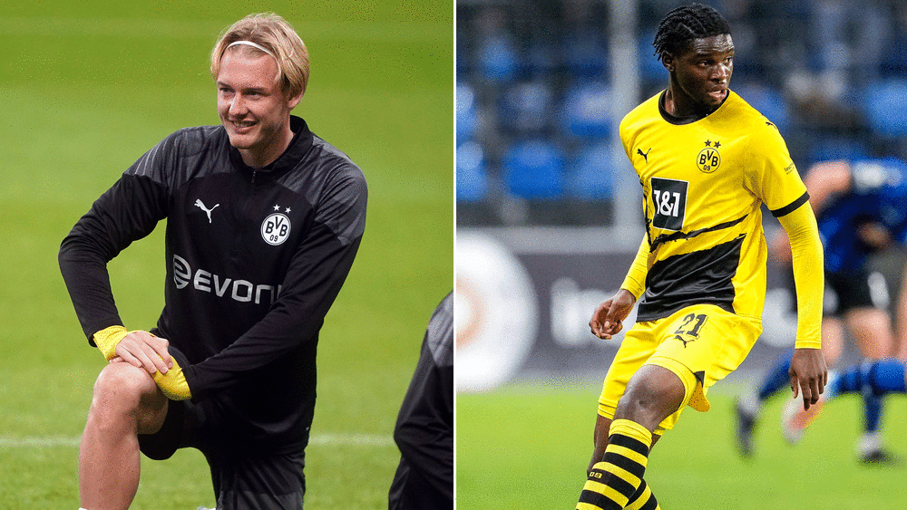 Der eine fehlt, der andere hofft auf seine Chance: Julian Brandt (li.) und Hendry Blank.