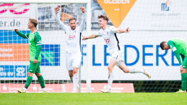 Der dritte Streich: Niklas Determann traf in der Nachspielzeit für Lotte.