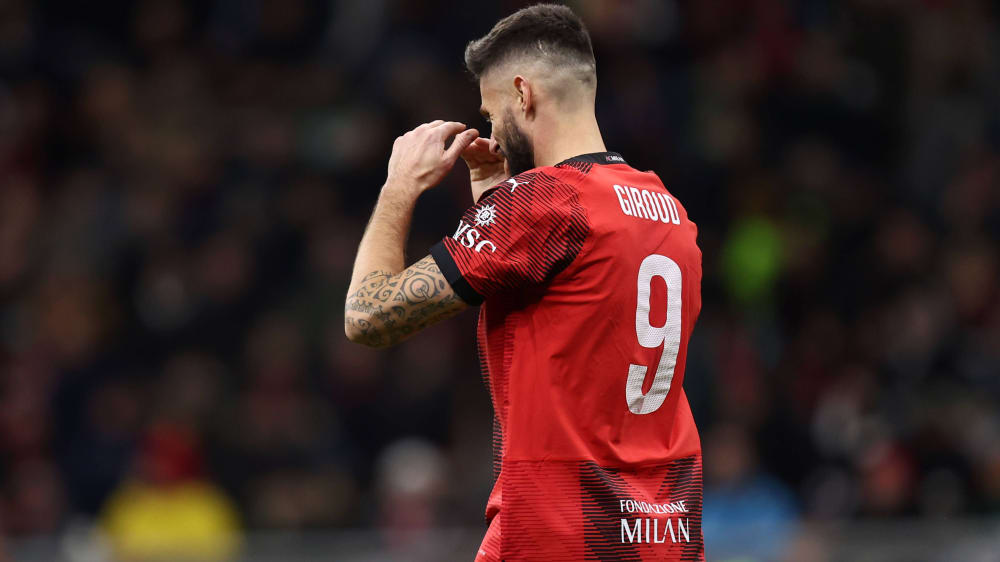 Hätte den Abend für Milan anders gestalten können - und müssen: Stürmer und Routinier Olivier Giroud.