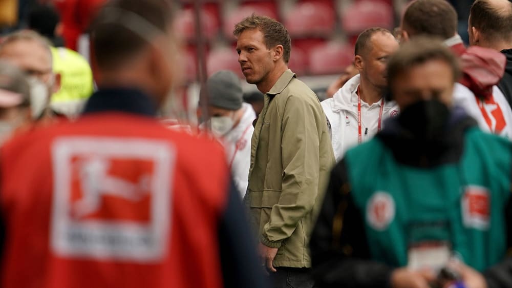 Er war nach dem 1:3 in Mainz bedient: Bayern-Cheftrainer Julian Nagelsmann.