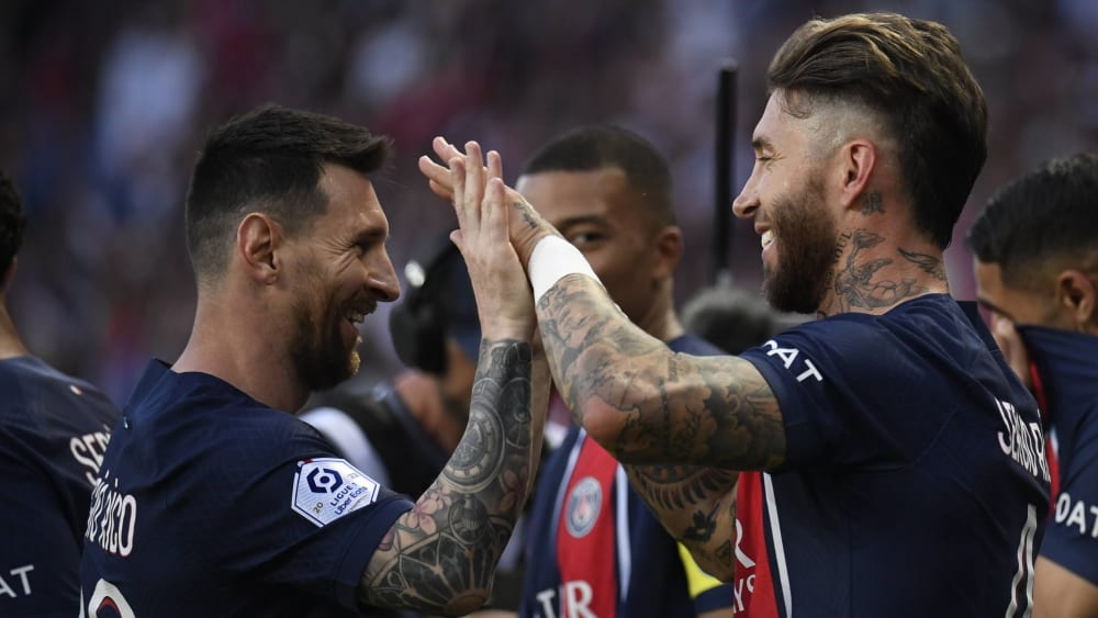 Spielten zum letzten Mal im PSG-Trikot: Lionel Messi und Sergio Ramos.