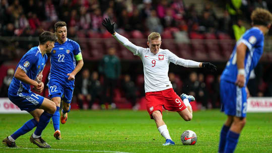 Erzielte den 1:1-Ausgleichstreffer: Polens Karol Swiderski.