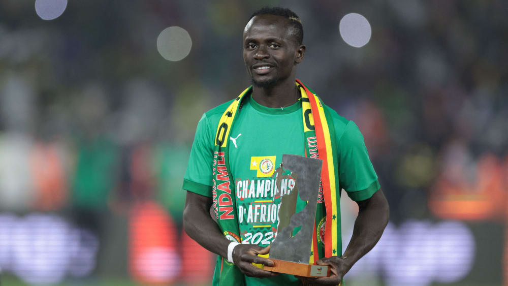 Afrikas Fußballer des Jahres: Angreifer Sadio Mané gewann in diesem Jahr mit dem Senegal auch schon die Afrikameisterschaft.&nbsp;