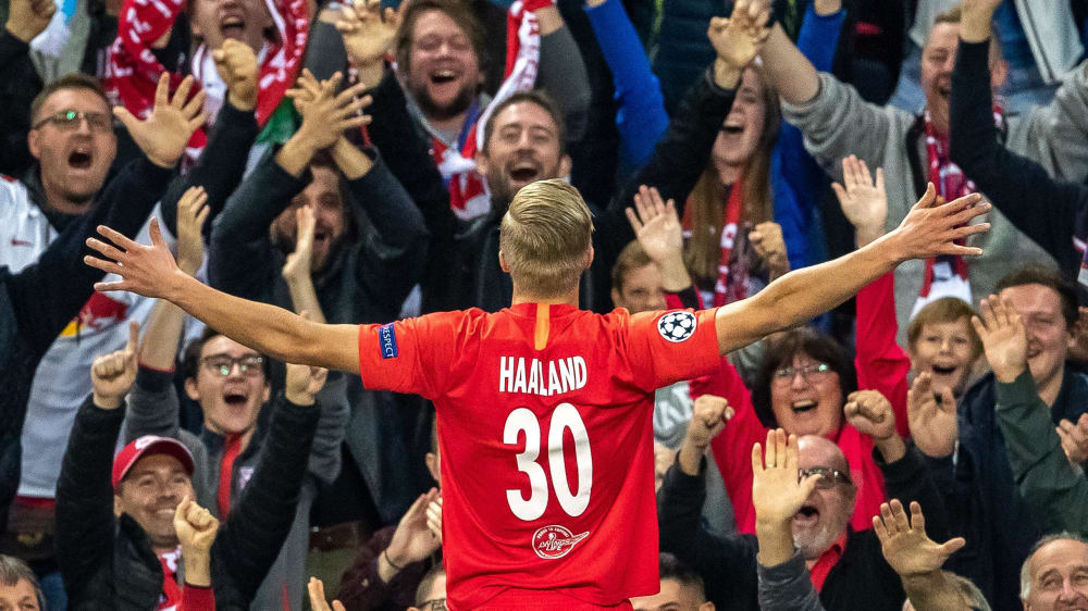 Erstes Champions-League-Spiel, drei Tore: Erling Haaland.