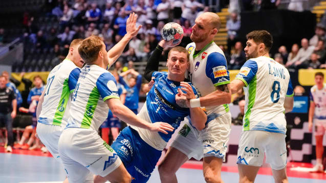 Elias Ellefsen a Skipagötu musste sich mit den Färöer-Inseln nach hartem Kampf gegen Slowenien geschlagen geben.