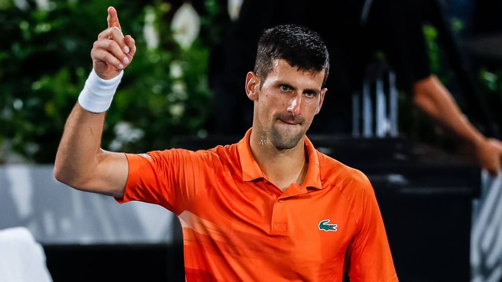 Er will ganz nach oben: Novak Djokovic.
