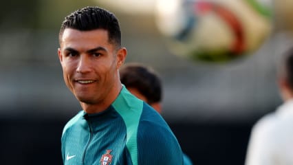 Portugal Press Conference and Training - SMiSA Stadium - Monday October 14th. Portugal's Cristiano Ronaldo during a training session at the SMiSA Stadium, Paisley. Picture date: Monday October 14, 2024. See PA story SOCCER Portugal. Photo credit should read: Andrew Milligan/PA Wire. RESTRICTIONS: Use subject to restrictions. Editorial use only, no commercial use without prior consent from rights holder. URN:77807263